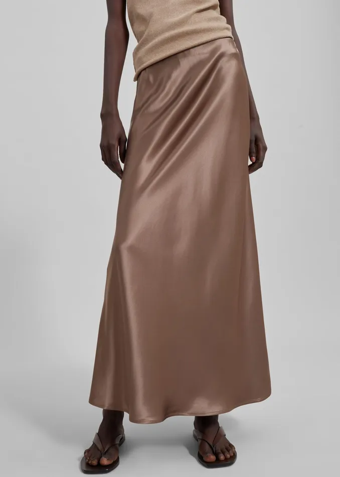 The Frankie Shop Bottoms By Malene Birger Boshan Maxi Skirt 8211 Shitake 8211 Women