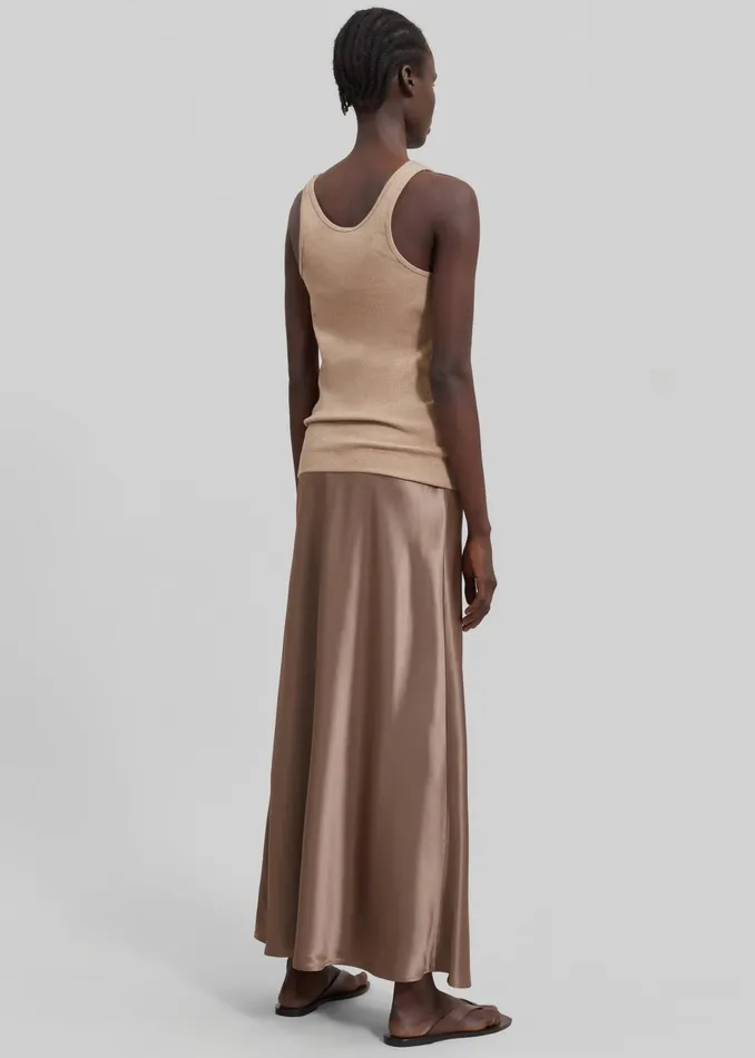 The Frankie Shop Bottoms By Malene Birger Boshan Maxi Skirt 8211 Shitake 8211 Women