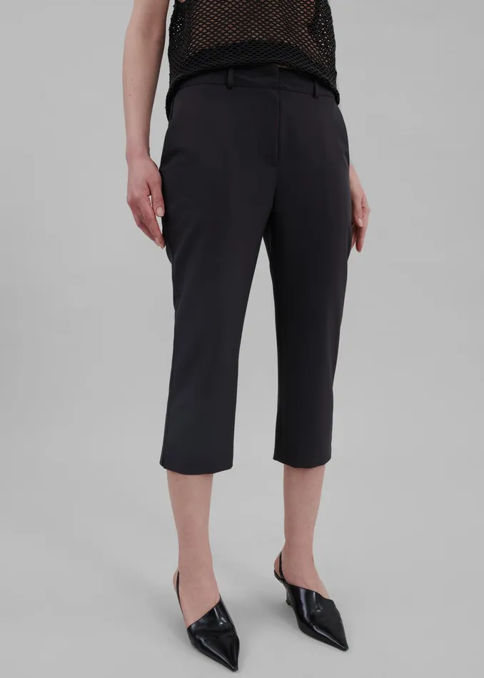 The Frankie Shop Bottoms Emersyn Capri Pants 8211 Black 8211 Women