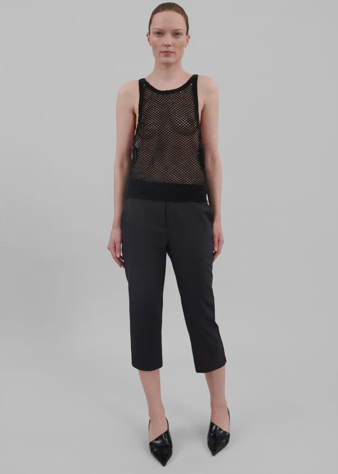 The Frankie Shop Bottoms Emersyn Capri Pants 8211 Black 8211 Women