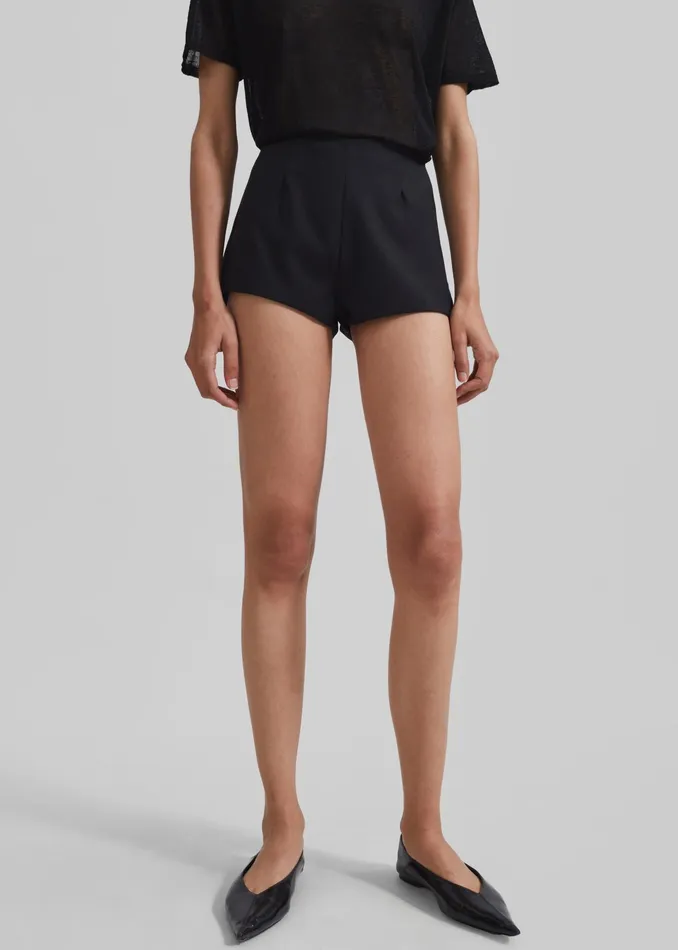 The Frankie Shop Bottoms Isodora Hot Pants 8211 Black 8211 Women
