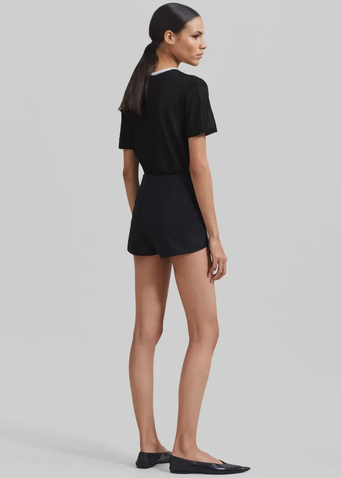 The Frankie Shop Bottoms Isodora Hot Pants 8211 Black 8211 Women