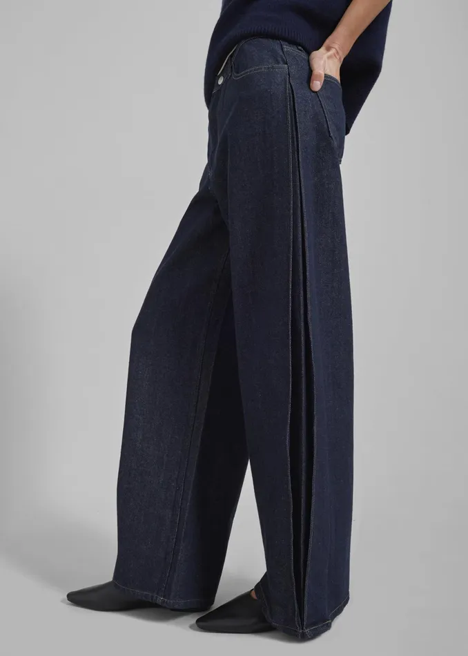 The Frankie Shop Bottoms Lowri Jeans 8211 Raw Wash 8211 Women