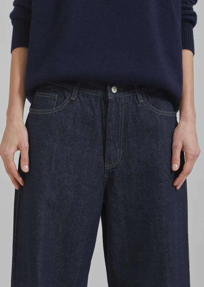 The Frankie Shop Bottoms Lowri Jeans 8211 Raw Wash 8211 Women