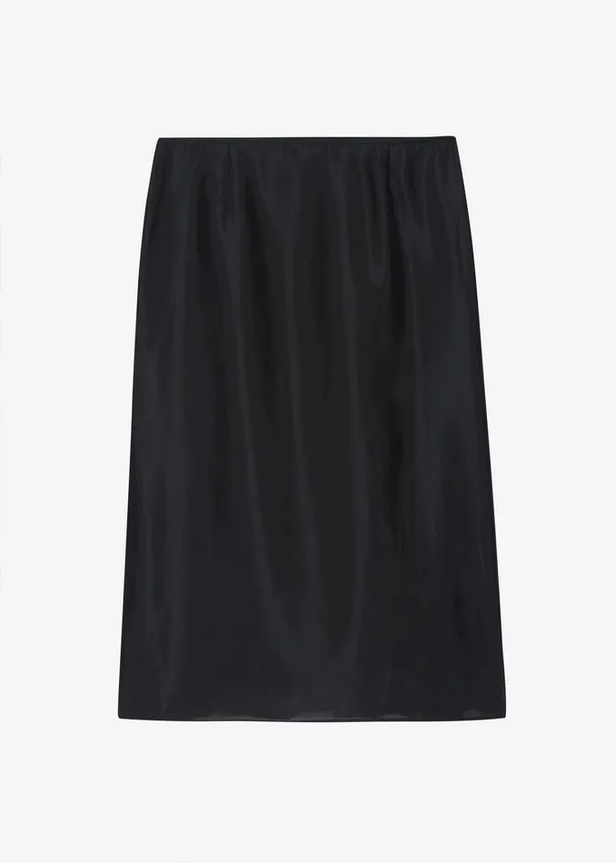 The Frankie Shop Bottoms Naya Sheer Organza Midi Skirt 8211 Black 8211 Women