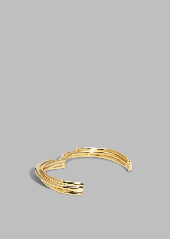 The Frankie Shop Completedworks Bangle 8211 Gold 8211 Women