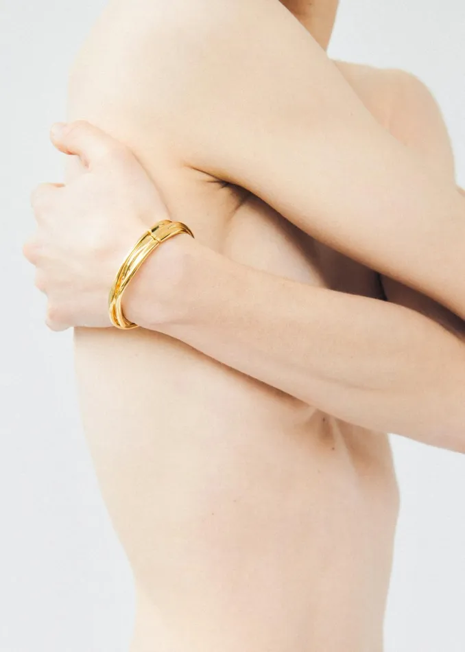 The Frankie Shop Completedworks Bangle 8211 Gold 8211 Women