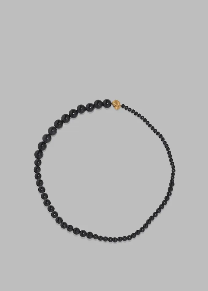 The Frankie Shop Completedworks H26 Tidelands Necklace 8211 Black OnyxGold 8211 Women