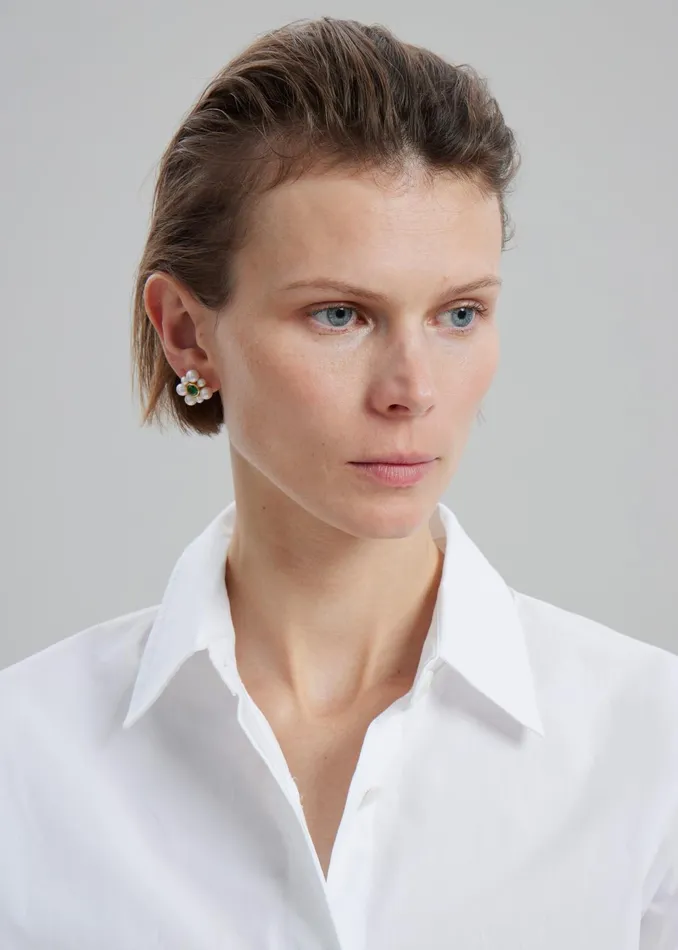 The Frankie Shop Completedworks Not Brainwashed Yet Earrings 8211 Gold Vermeil 8211 Women
