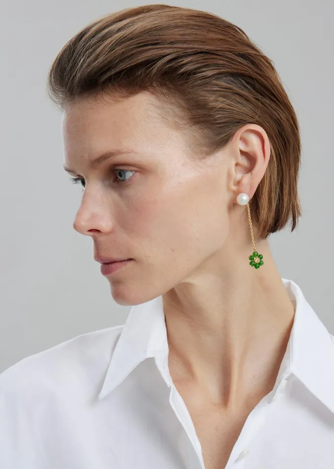 The Frankie Shop Completedworks Not Brainwashed Yet Earrings 8211 Gold Vermeil 8211 Women