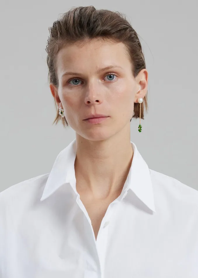The Frankie Shop Completedworks Not Brainwashed Yet Earrings 8211 Gold Vermeil 8211 Women