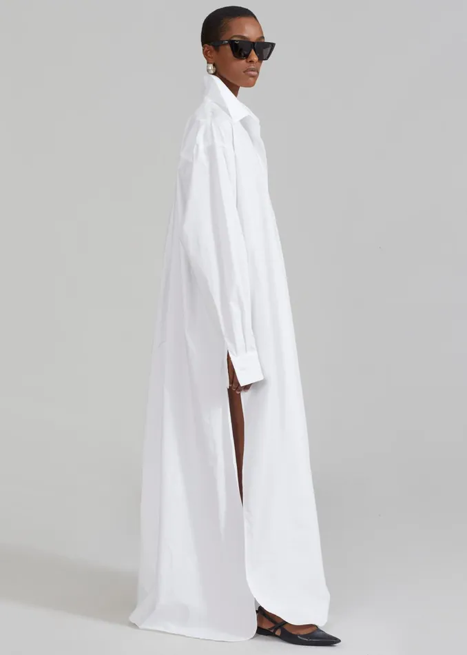 The Frankie Shop Dresses Avery Shirt Dress 8211 White 8211 Women