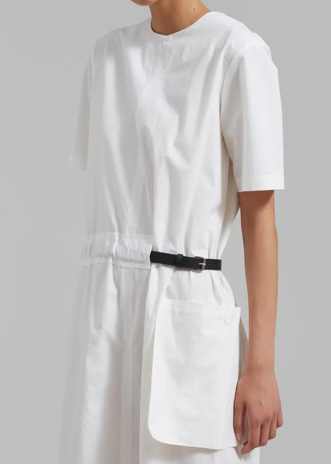 The Frankie Shop Dresses Claire Belted Maxi Dress 8211 White 8211 Women