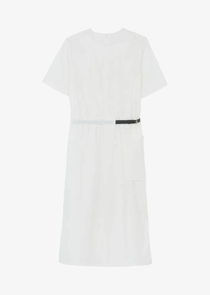 The Frankie Shop Dresses Claire Belted Maxi Dress 8211 White 8211 Women