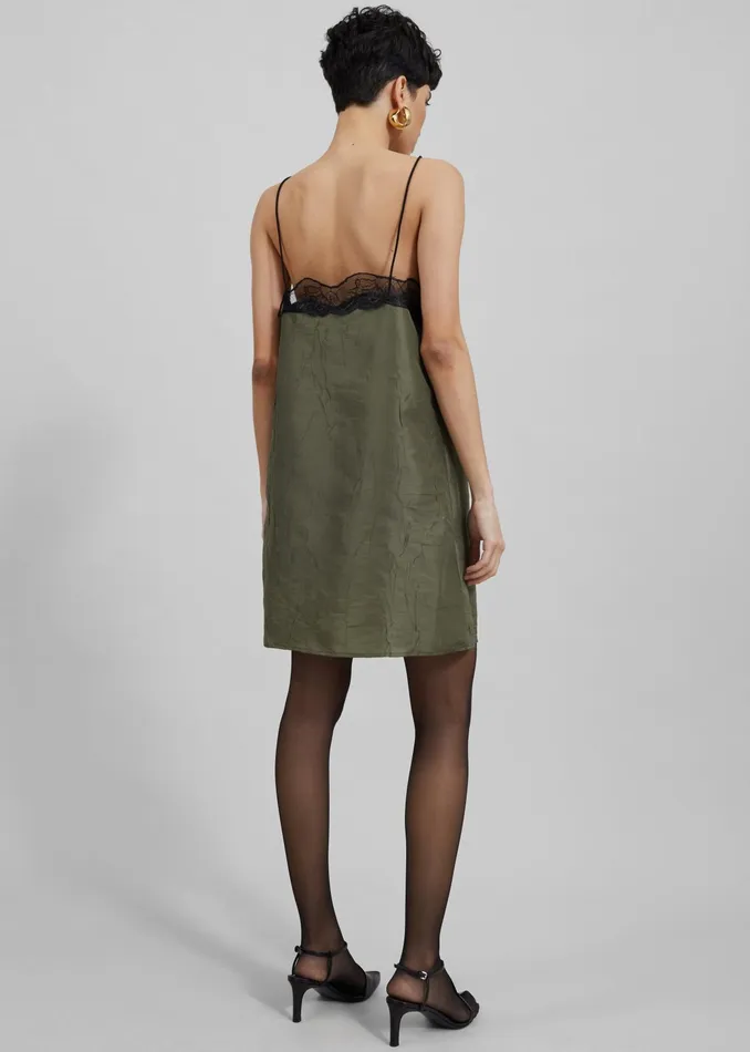 The Frankie Shop Dresses Julia Slip Dress 8211 Khaki 8211 Women