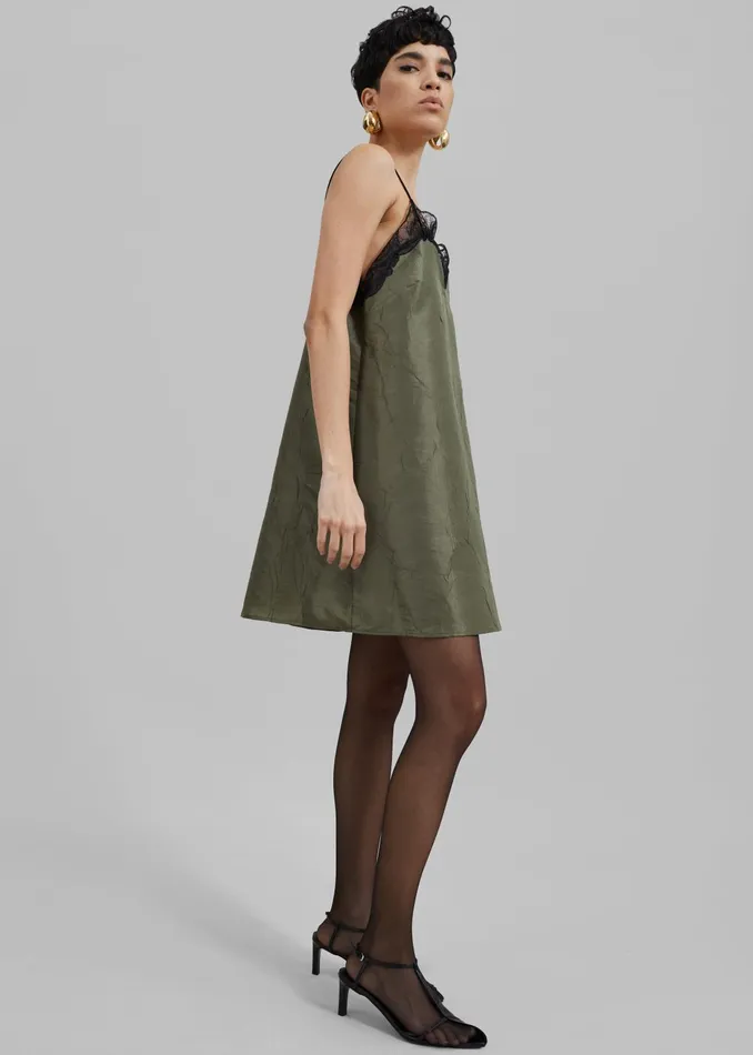 The Frankie Shop Dresses Julia Slip Dress 8211 Khaki 8211 Women
