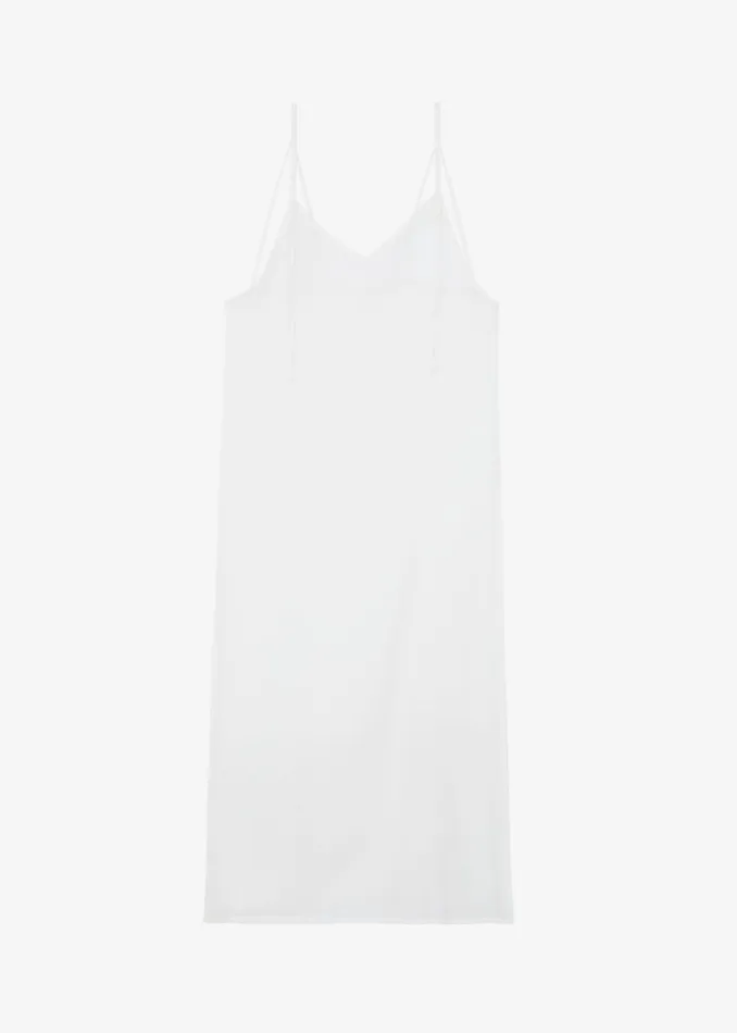 The Frankie Shop Dresses Madeline Sheer Midi Dress 8211 Off White 8211 Women