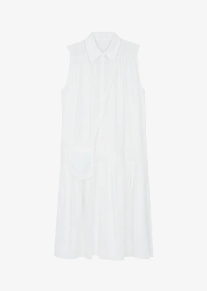 The Frankie Shop Dresses Maela Button Up Midi Dress 8211 White 8211 Women