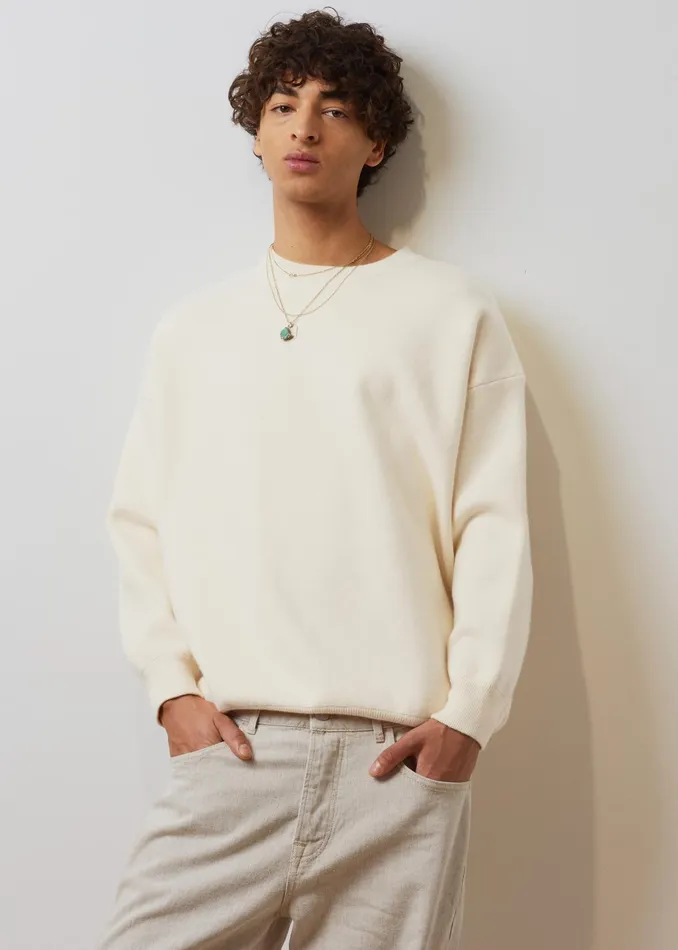 The Frankie Shop Knitwear Arne Sweater 8211 Cream 8211 Men