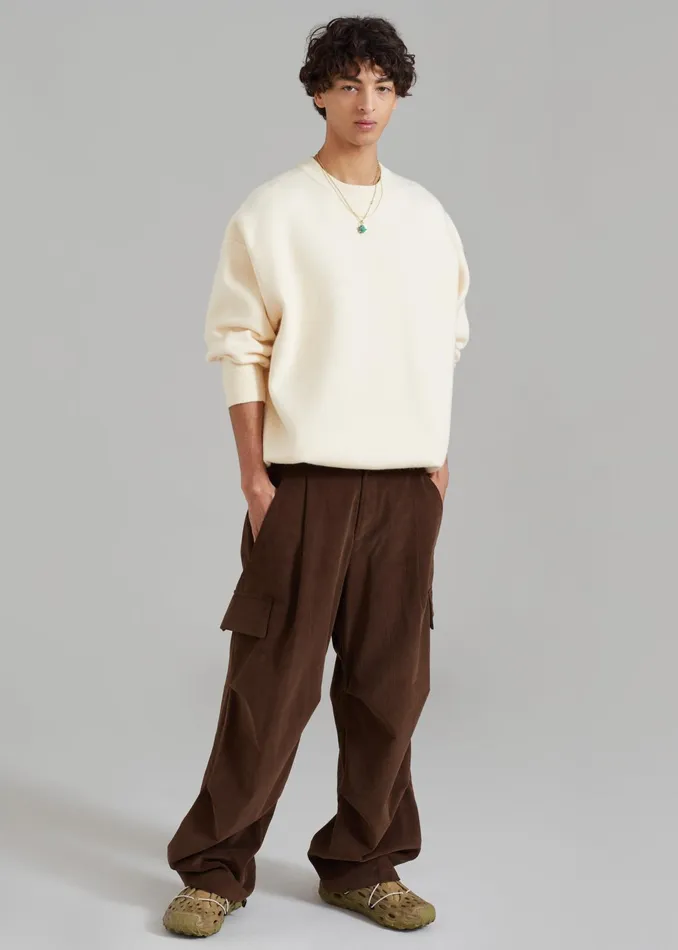 The Frankie Shop Knitwear Arne Sweater 8211 Cream 8211 Men
