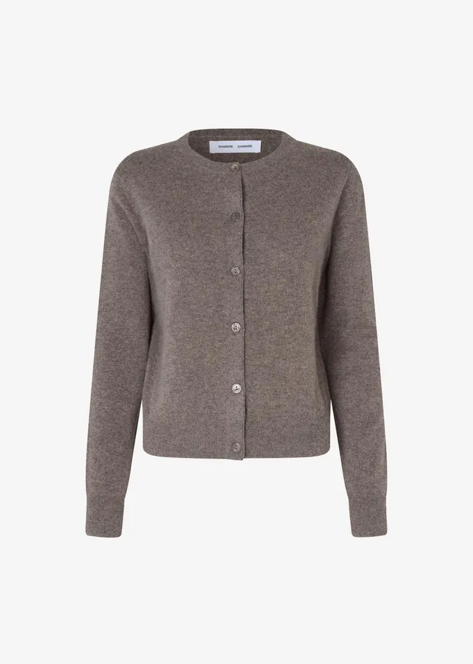 The Frankie Shop Knitwear Samse Samse Saboston Cardigan 8211 Grey Blue Melange 8211 Women