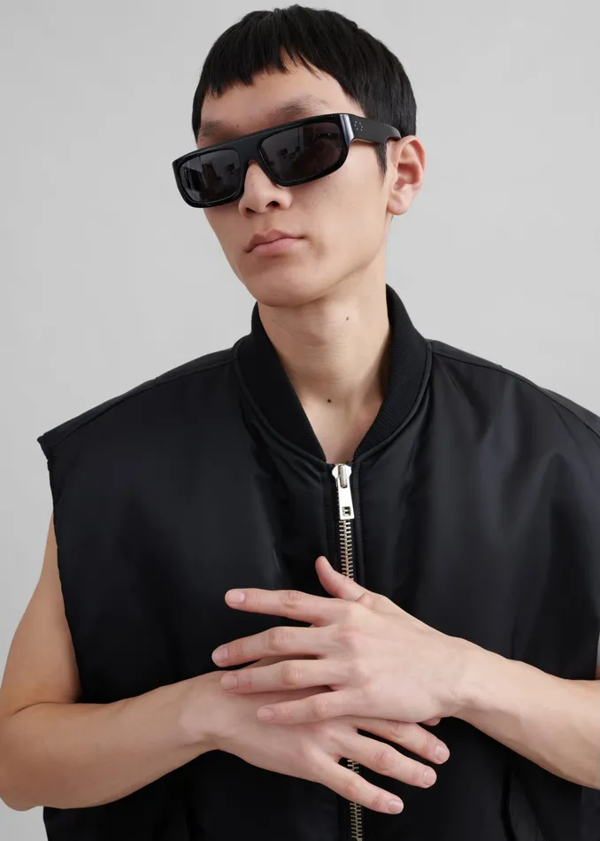 The Frankie Shop Outerwear Astra Sleeveless Jacket 8211 Black 8211 Men