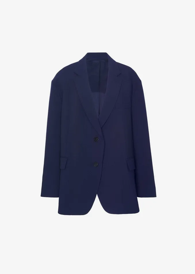 The Frankie Shop Outerwear Bea Blazer 8211 Midnight Blue 8211 Women