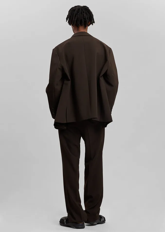 The Frankie Shop Outerwear Beo Blazer 8211 Dark Espresso 8211 Men