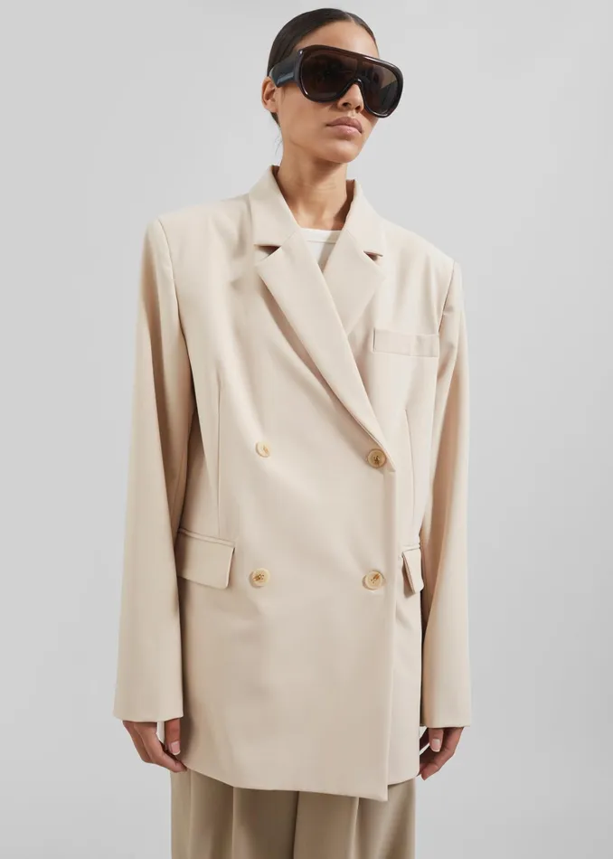 The Frankie Shop Outerwear Jena Blazer 8211 Beige 8211 Women