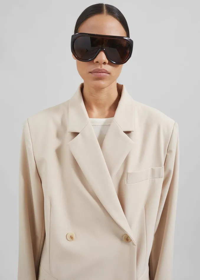 The Frankie Shop Outerwear Jena Blazer 8211 Beige 8211 Women