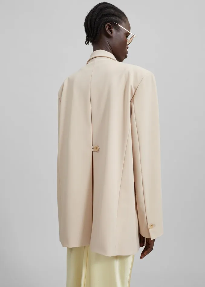 The Frankie Shop Outerwear Jena Blazer 8211 Beige 8211 Women