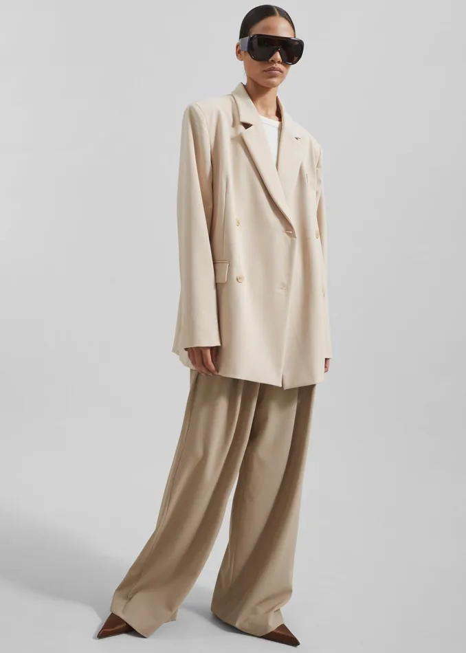 The Frankie Shop Outerwear Jena Blazer 8211 Beige 8211 Women