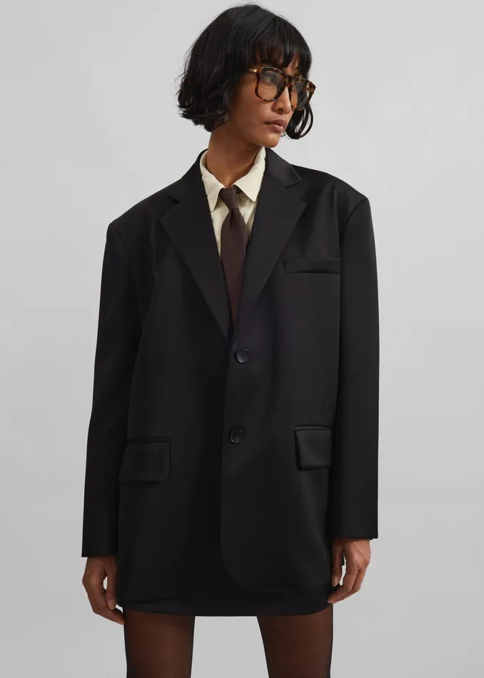 The Frankie Shop Outerwear Naaz Blazer 8211 Black 8211 Women