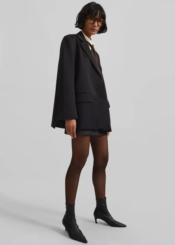 The Frankie Shop Outerwear Naaz Blazer 8211 Black 8211 Women