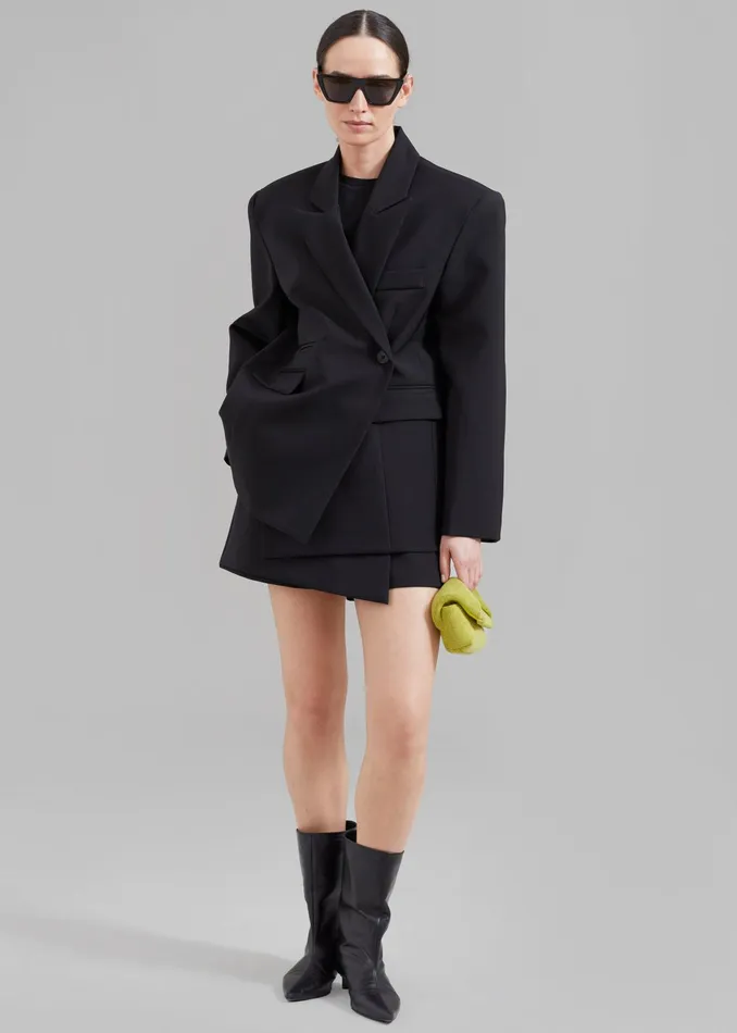 The Frankie Shop Outerwear Paige Blazer 8211 Black 8211 Women