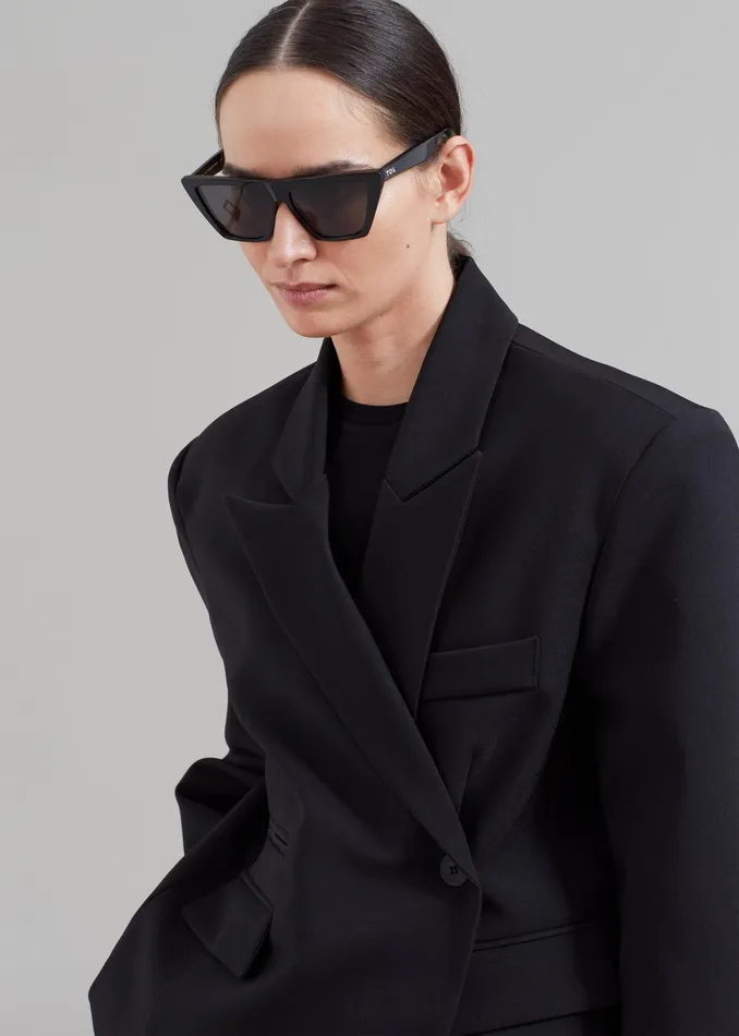 The Frankie Shop Outerwear Paige Blazer 8211 Black 8211 Women