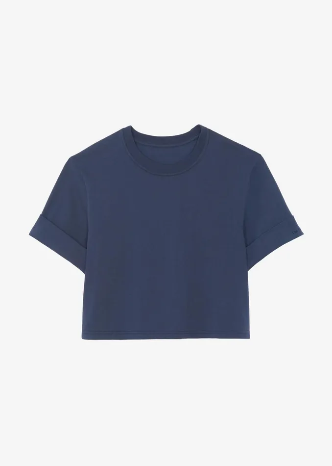 The Frankie Shop Tops Cece TShirt 8211 Navy 8211 Women