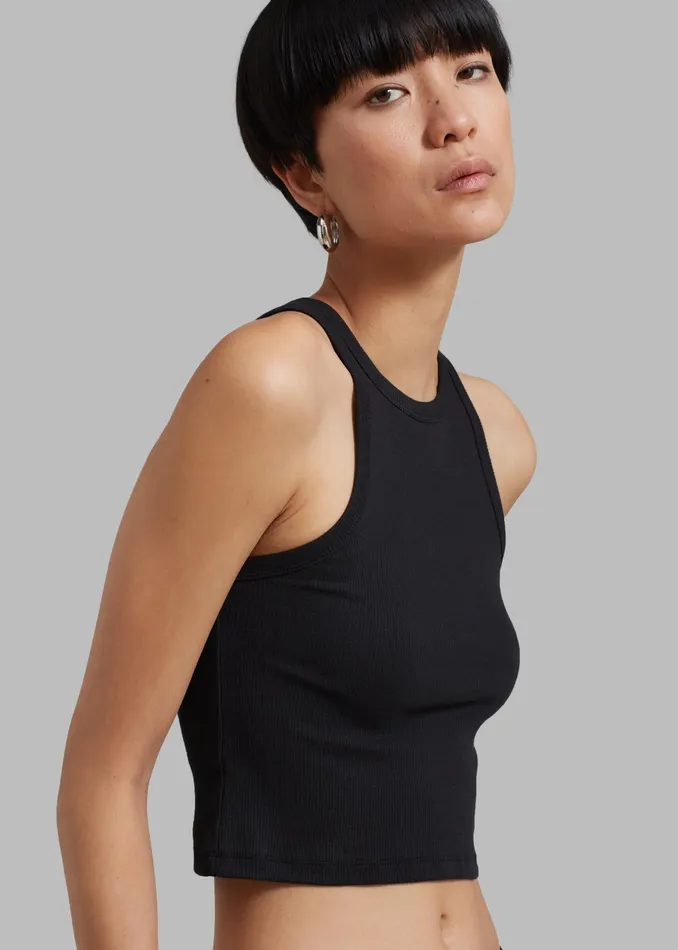 The Frankie Shop Tops Maisy Tank Top 8211 Black 8211 Women