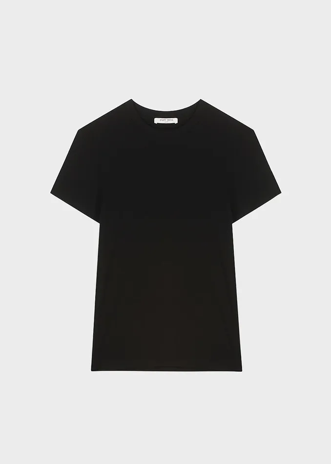 The Frankie Shop Tops Palmira Tee 8211 Black 8211 Women