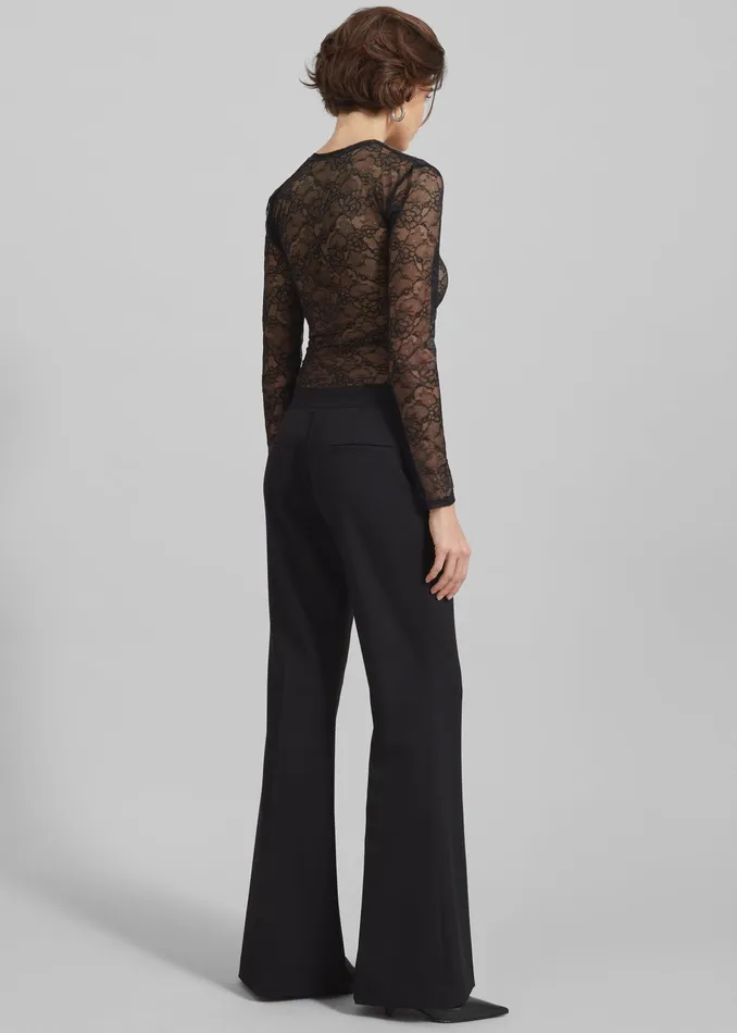 The Frankie Shop Tops Samse Samse Sahazel Ls Body 8211 Black 8211 Women