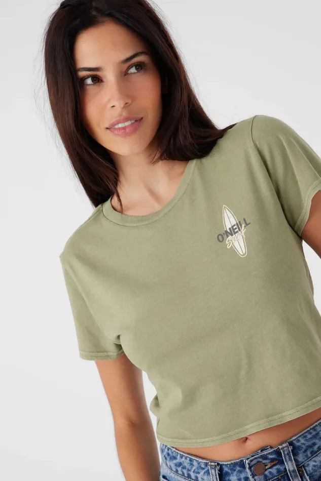 THRUSTER TEE Oil Green Women O039NEILL Clothing