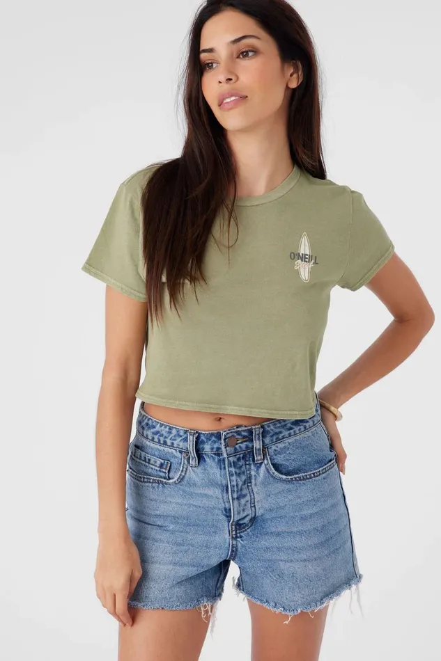 THRUSTER TEE Oil Green Women O039NEILL Clothing