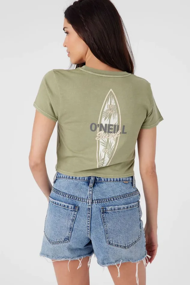 THRUSTER TEE Oil Green Women O039NEILL Clothing