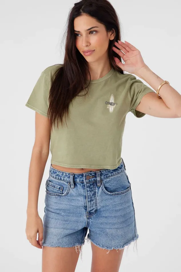 THRUSTER TEE Oil Green Women O039NEILL Clothing