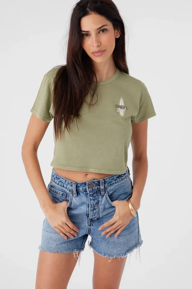 THRUSTER TEE Oil Green Women O039NEILL Clothing