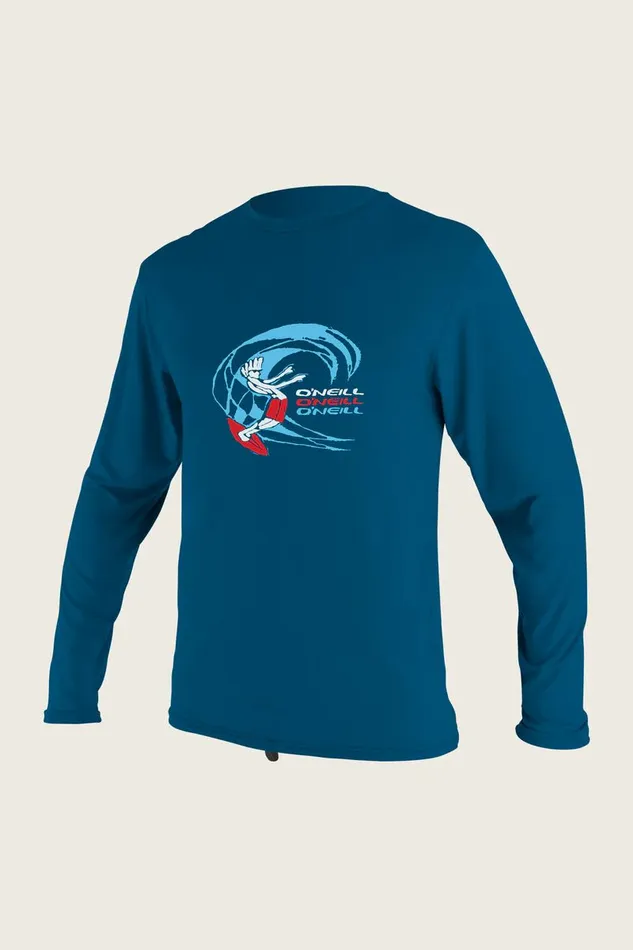 TODDLER O039ZONE LS SUN SHIRT Ultra Blue Kids O039NEILL Youth Wetsuits