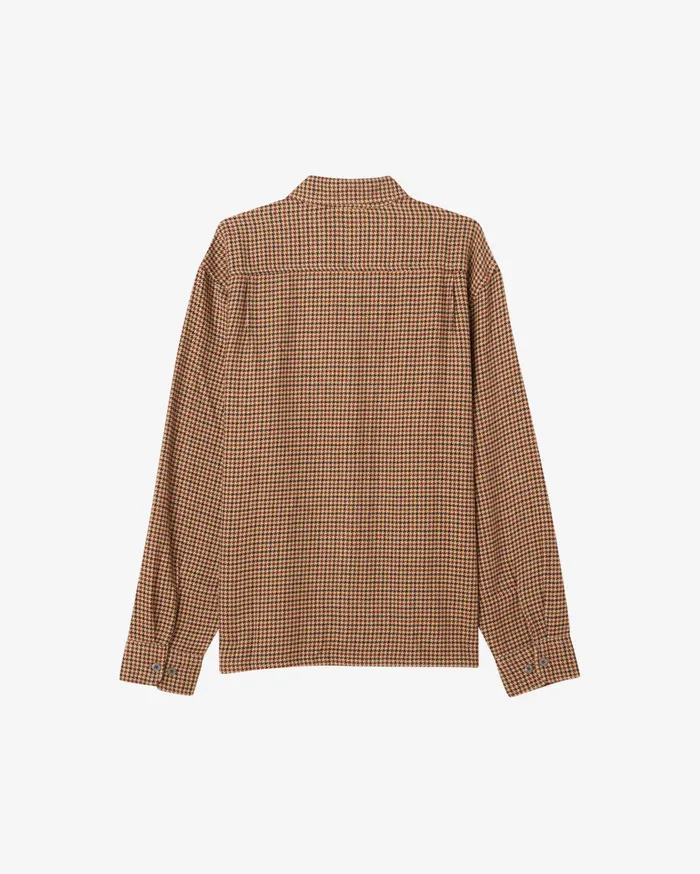 TOPS TUCKER SHIRT Irish Cream Multi 8211 OBEY Clothing Men