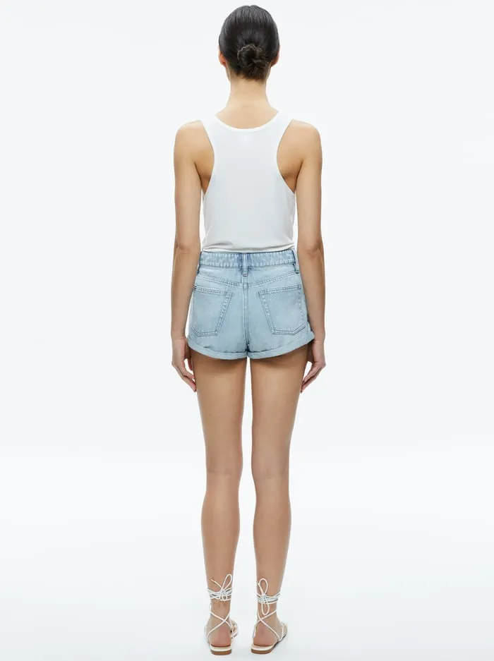 Tops Women Alice Olivia Avril Boxy Tank Off White