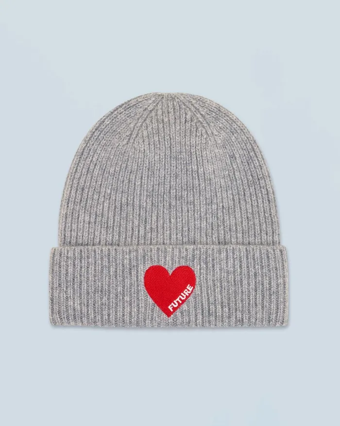 Tote Bags From Future Heart Cuffed Beanie Dark Heather Gray