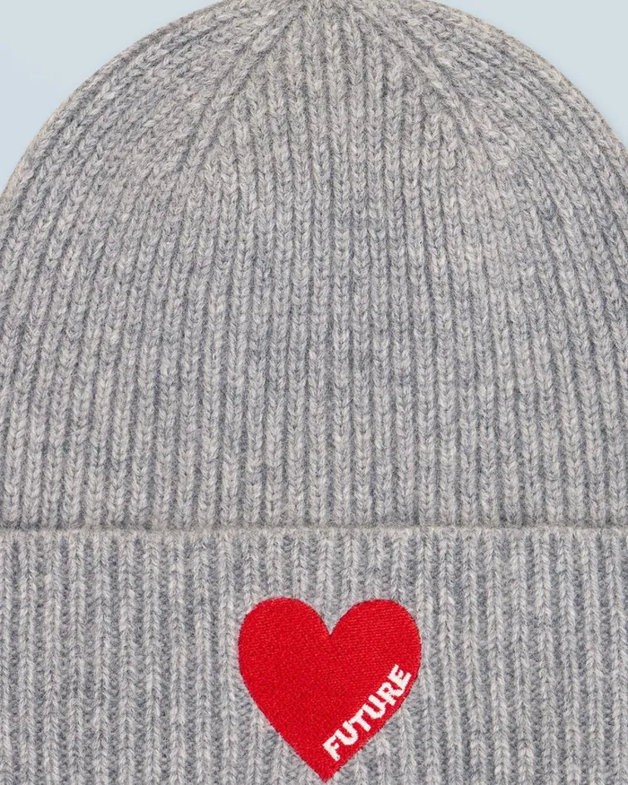 Tote Bags From Future Heart Cuffed Beanie Dark Heather Gray